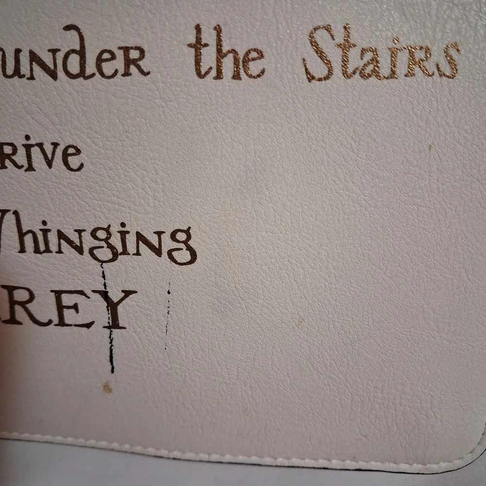 Harry Potter Hogwarts Letter Crossbody‎ Bag Cream Envelope Style Chain Strap